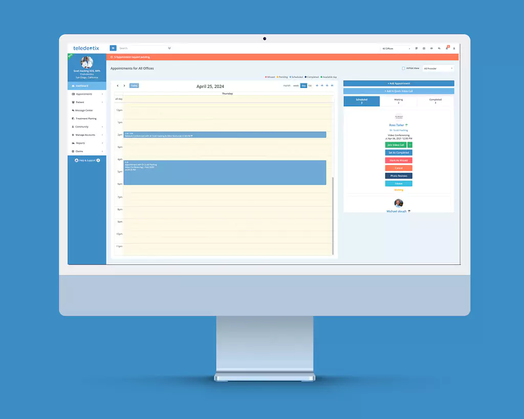 Provider Tele-Healthcare Dashboard