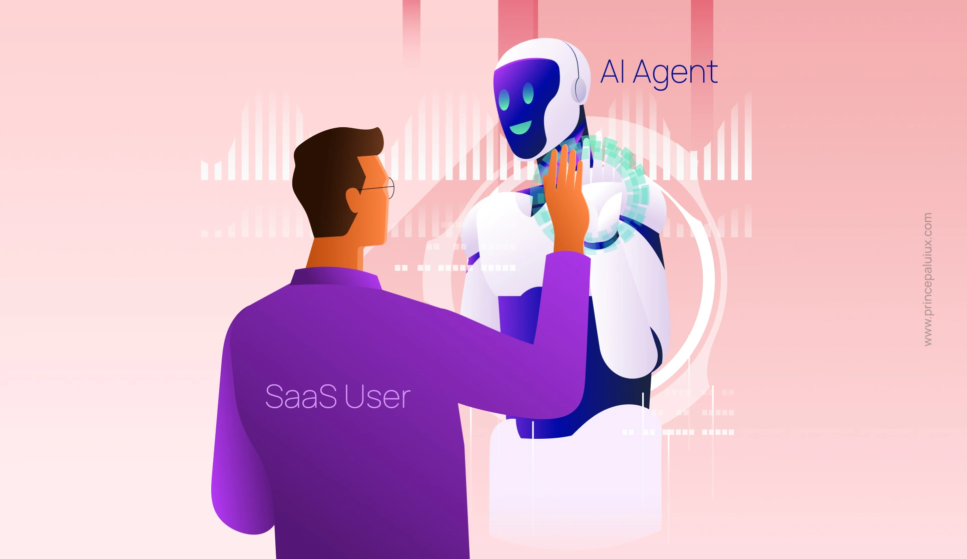 ai agents rising in saas to aaas journey.