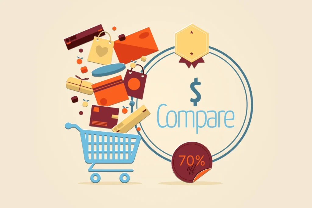 Compare pricing with the help of AI