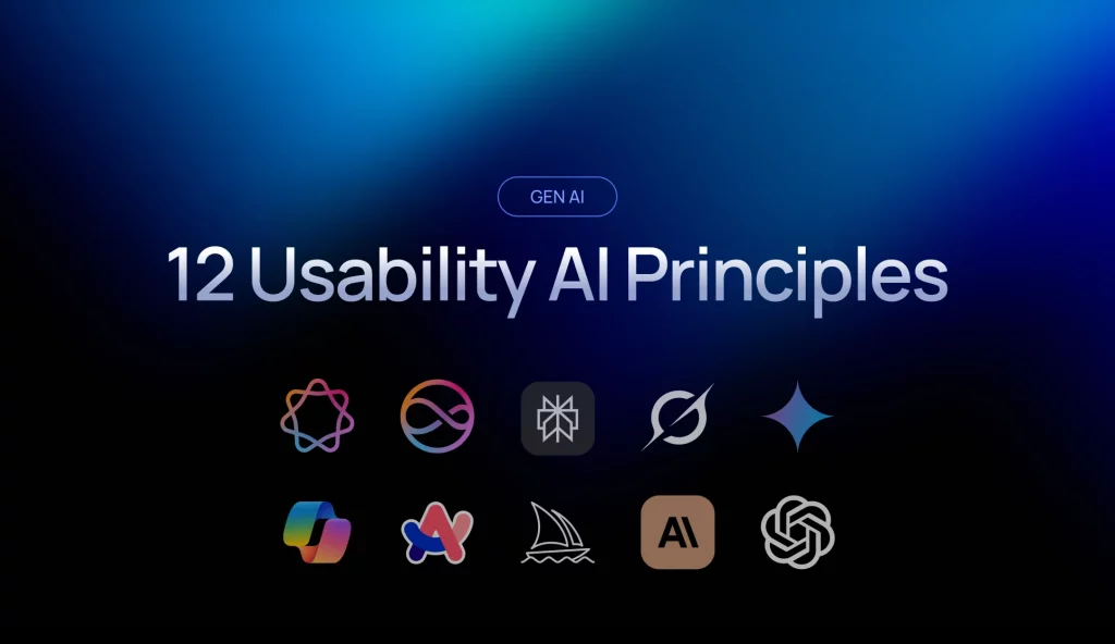 12 Usability AI Principles for Generative Interfaces: Designing AI People Can Trust