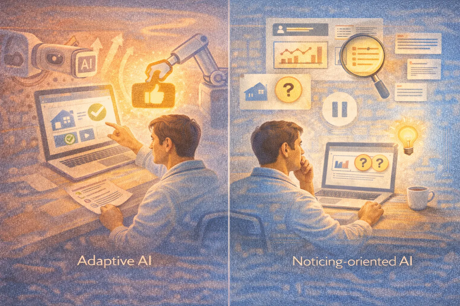 AI decision-making: automated vs thoughtful