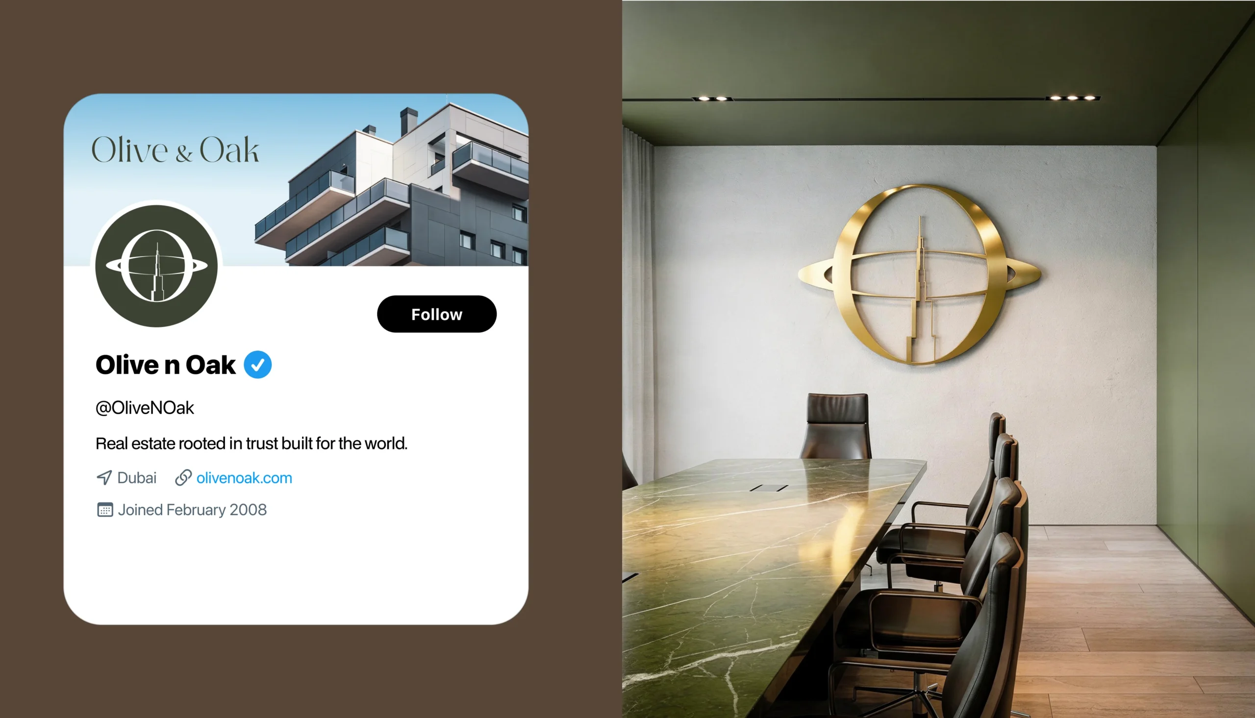 Olive & Oak - Real Estate Branding Case Study