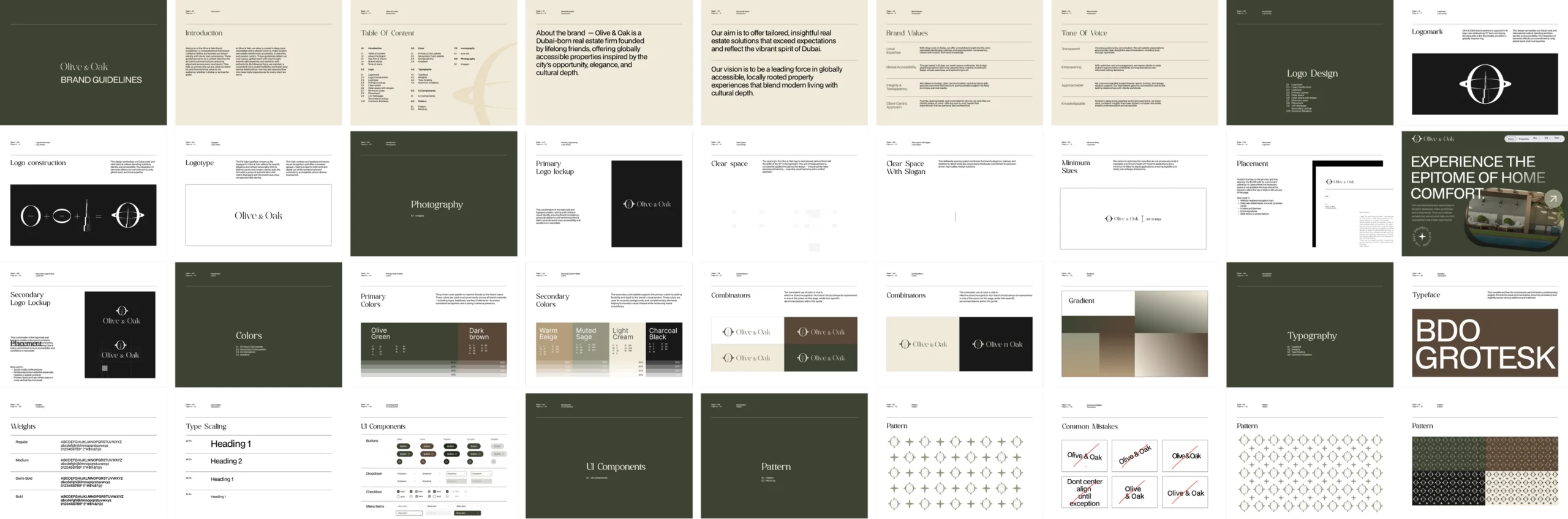 Olive & Oak - Real Estate Branding Case Study