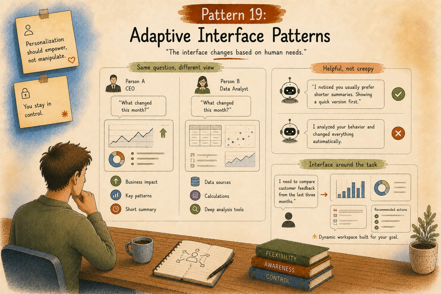 adaptive interface ai patterns