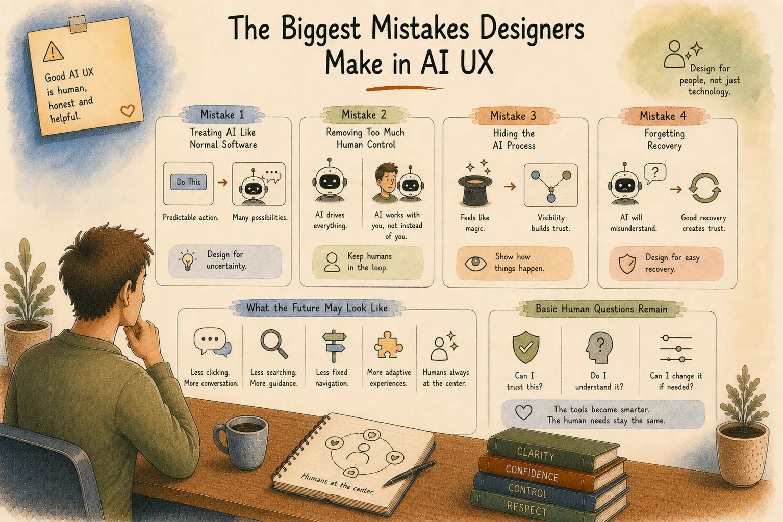 biggest mistakes designers make in ux ai patterns