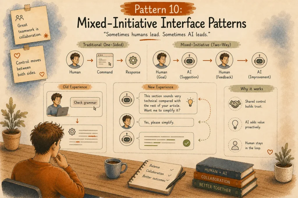 mixed initiative interface ai patterns