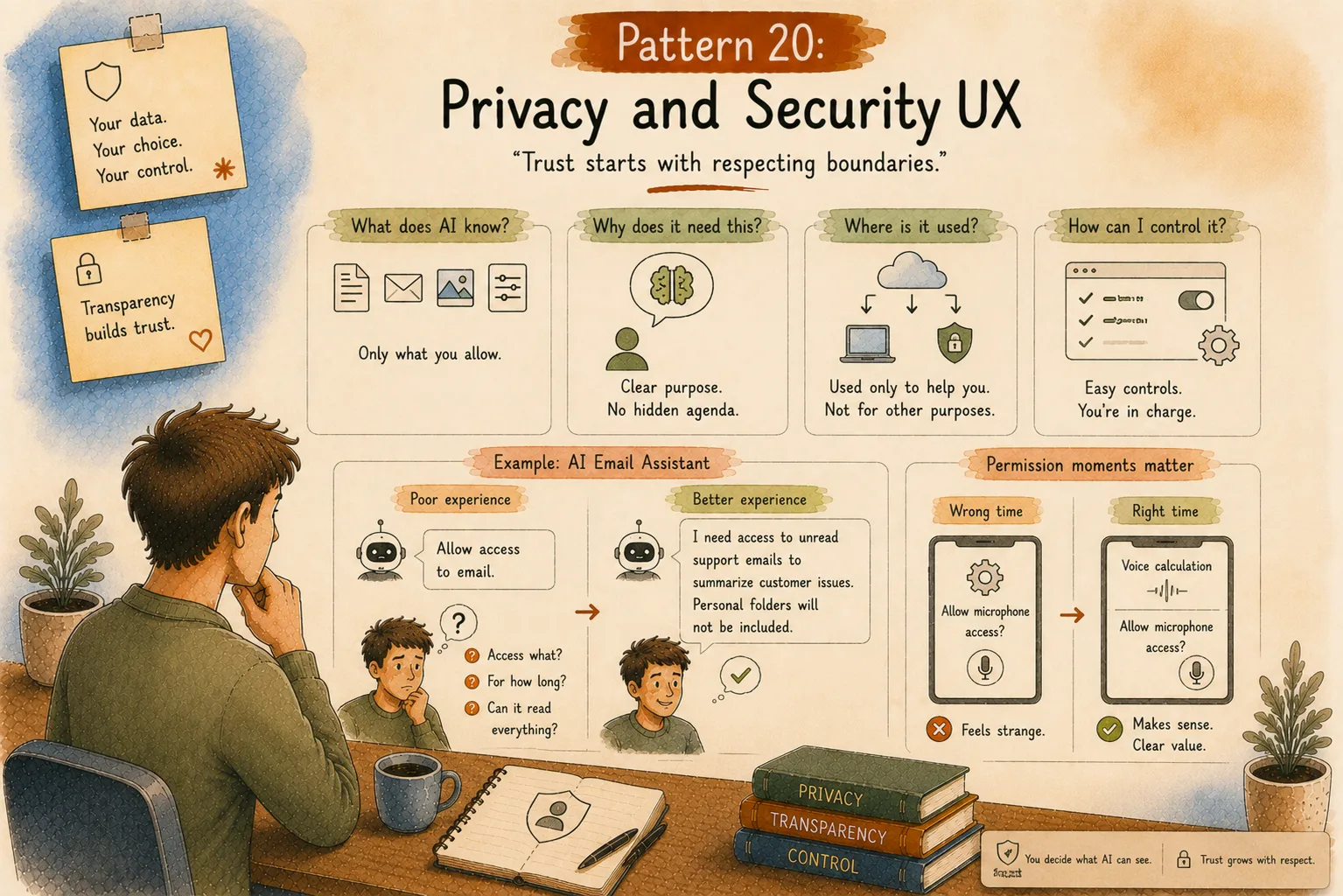 privacy security ux ai patterns