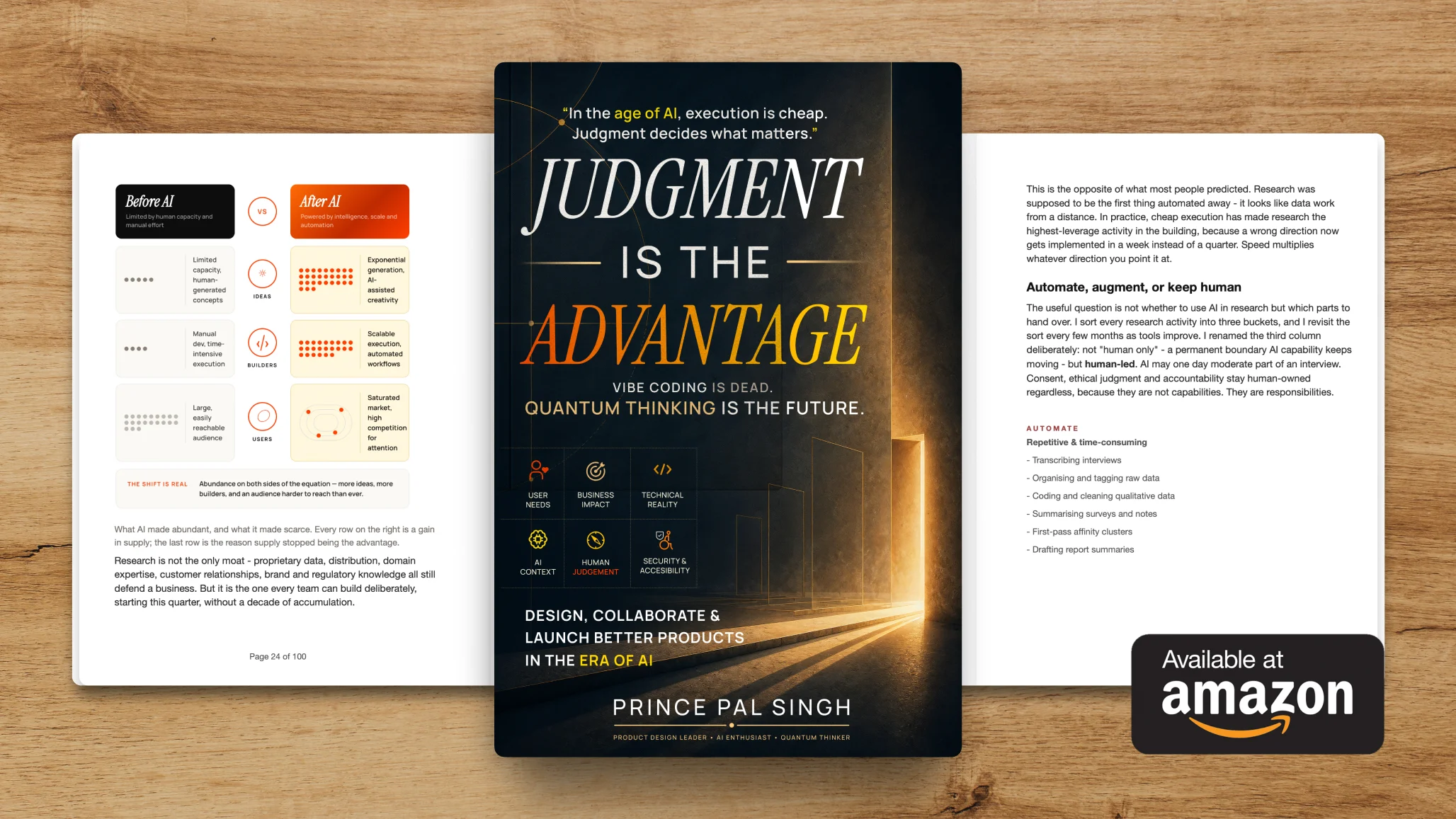 Judgment Is The Advantage: Design, Collaborate & Launch with AI — The Quantum Thinking Playbook